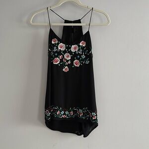 Express embroidered tank. Size S